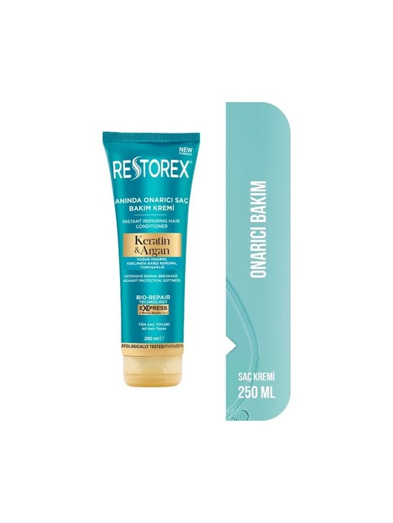 Restorex Keratin & Argan Anında Onarıcı Saç Bakım Kremi 250 Ml