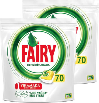 Fairy Hepsi Bir Arada Bulaşık Makinesi Deterjanı 140'lı