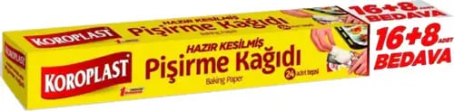 Koroplast Hazır Kesilmiş Pişirme Kağıdı Dev Ekonomi 24