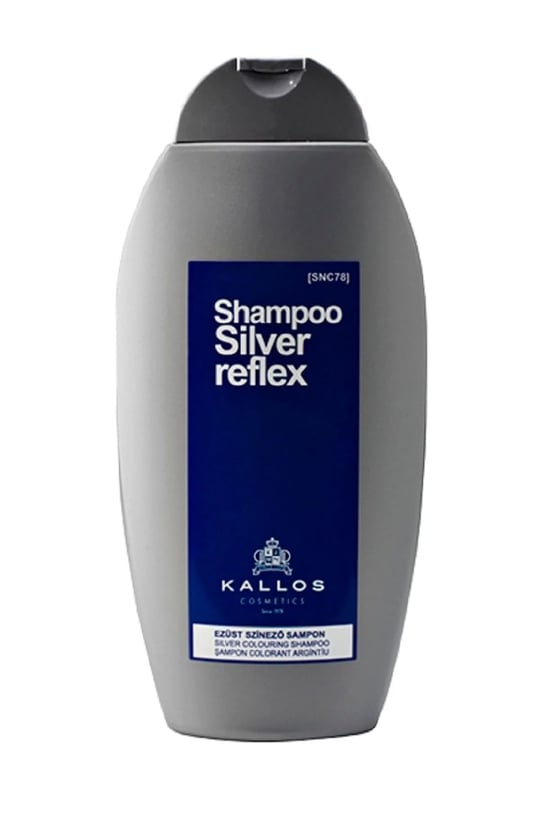 Kallos Cosmetics Silver Reflex Sarı ve Gri Saçlar Için Turunculaşma Önleyici Gümüş Şampuan 350ml