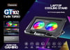 Classone GT102 Gaming Laptop Soğutucu 2200rpm  Rgb Işıklı   Led Display Notebook Soğutucu Stand