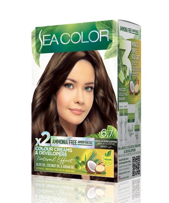 Sea Color Natural Effect Set Boya Amonyaksız 6.7 Çikolata Kahve