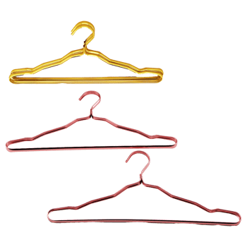 Dmr-8158 ( 2pcs ) ( Gold & Bronz ) ( Komple Metal ) Elbise Askı