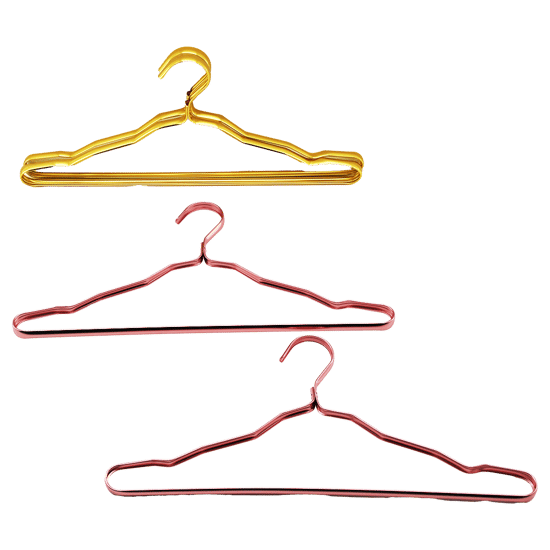 Dmr-8158 ( 2pcs ) ( Gold & Bronz ) ( Komple Metal ) Elbise Askı