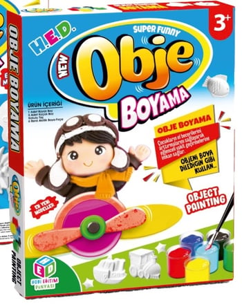 Hobi Eğitim Dünyası Obje Boyama Kutu Oyunu