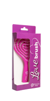 Proco Beauty Lovebrush - Soft Touch - Esnek Kalp Saç Fırçası (mor, Koyu Pembe, Kırmızı)