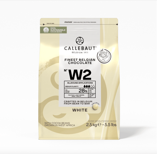 Callebaut Drop Beyaz 2.5 Kg