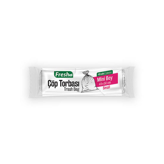 Fresh-up Çöp Torbası Mini Boy Şeffaf 80 G 40 Adet