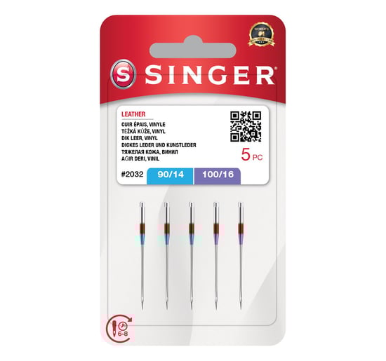 Deri İğnesi Karışık (5'li Blister)(3x14, 2x16 No.)