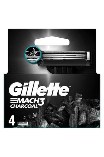 Gillette Yedek Başlık Mach3 Charcoal 4’lü
