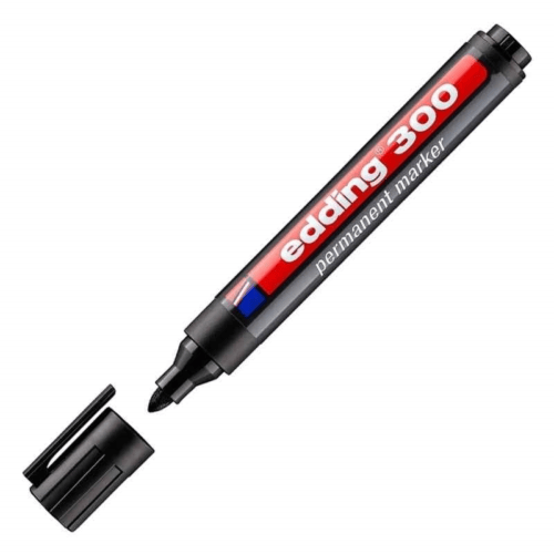 Edding E-300 Permanent Markeryuv. Uç 1.5-3mm Siyah