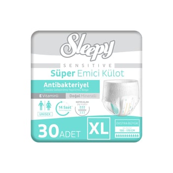 Sleepy Hasta Bezı Kulot Ikız Ant. X-large 30'lu