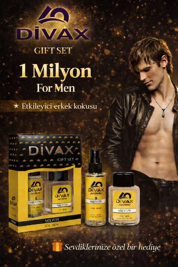 Divax Kofre Set Erkek Parfümü 1 Milyon 50 Ml.edc + 100 Ml.body Mist