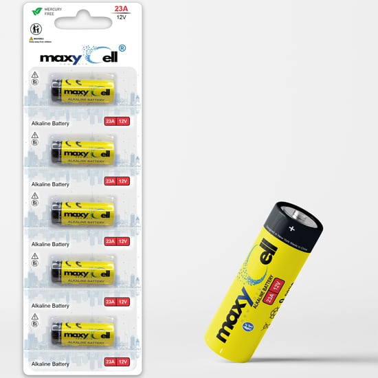 Maxycell 5 Adet 23a Piller 12v - A23 L1028 Mn21 Gp23a