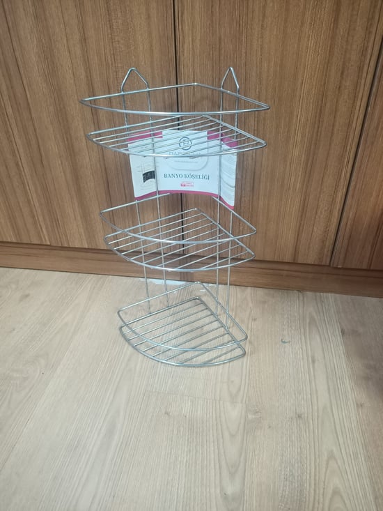 Parmeva 3'lü Banyo Köşelik Krom-4 Mm Kalınlık