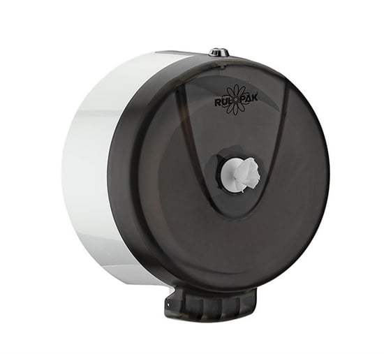 Rulopak İkiz Mini Cimri İçten Çekmeli Tuvalet Kağıdı Dispenseri - Siyah