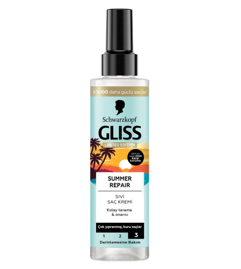 Gliss Sıvı Saç Kremi Summer Repair 200 Ml