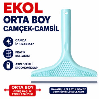 Ekol Orta Boy Camçek-camsil-plastik-22 Cm