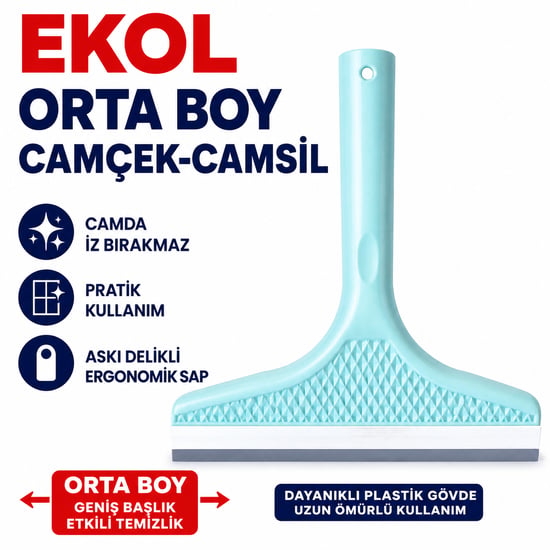 Ekol Orta Boy Camçek-camsil-plastik-22 Cm