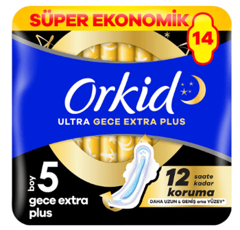 Orkid Ultra Extra 4lü Gece Extra Plus 14'lü