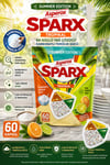 Asperox Sparx Tropikal Bulaşık Makinesi Kapsülü 60’lı – Karbonatlı Güçlü Yağ Çözücü, Narenciye Ferahlığı, Summer Edition