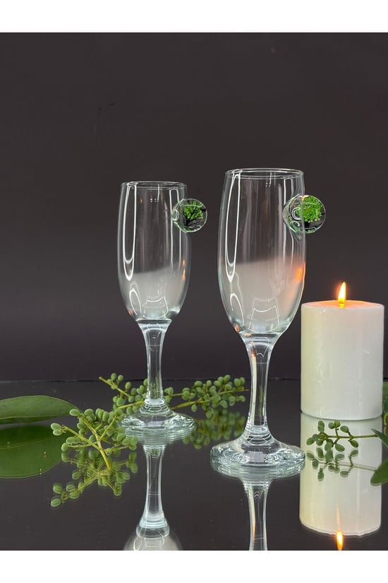 Kirlinova Yeşil Çiçekli Kahve Yanı 2 Li – 190 Ml