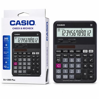 Casio Dj-120d Plus Profesyonel Masaüstü Hesap Makinesi 12 Haneli