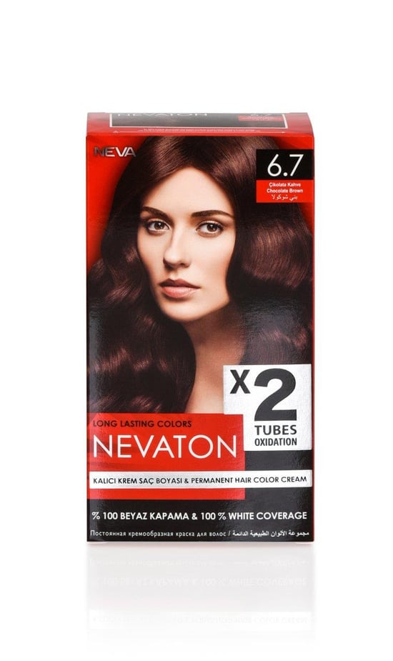 Nevaton 2 Li Saç Boyası 6.7 Çikolata Kahve