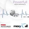 Maxycell 24 Adet Ag1 Lr621 1.5v Maxycell Düğme Piller