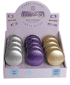 ProCo Beauty Makaron Saç Fırçası Metalik Serisi - Party Havası (Altın, Gümüş, Mor)