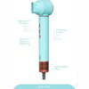 Sinbo Shd-1729 ( Mavi ) Air Brush (5in1=bukle-hacimle-düzleştir-2-fırça) Saç Kurutma & Şekil Makinesi (1300w)(3-kdm.hız Sıcaklık)