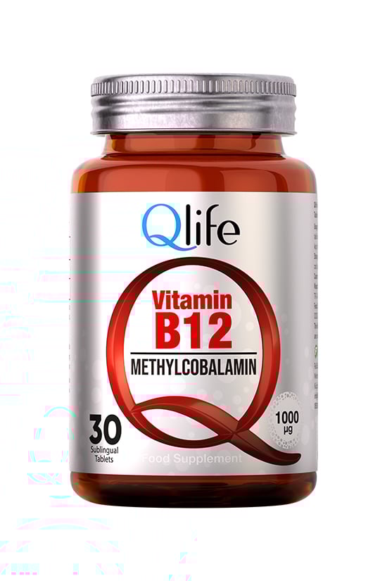 Vitamin B12 - Metilkobalamin B12 Vitamini 1000 mg 30 Tablet