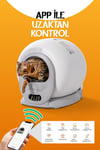 Livenzi Pet Akıllı Otomatik Kedi Tuvaleti | Wi-fi Kontrollü & Otomatik Temizleme & Koku Önleyici & Uv Sterilizasyon