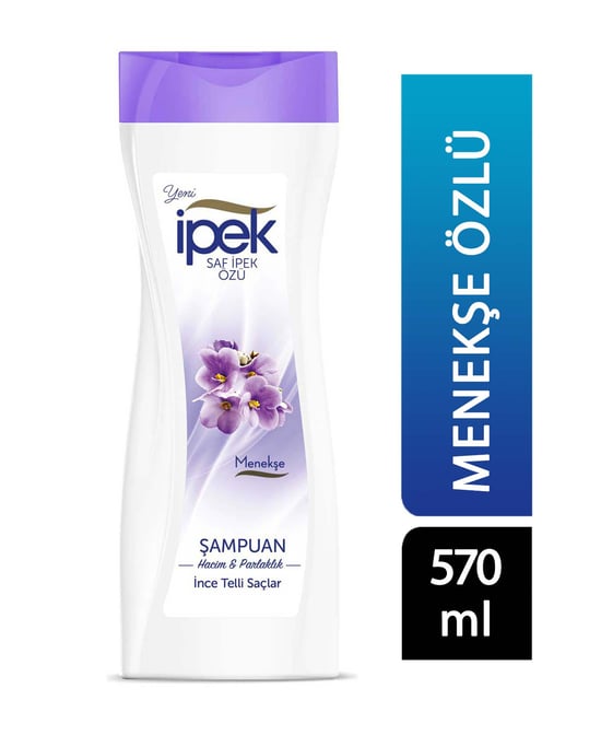 İpek Şampuan 570 Ml İnce Telli Saçlar Menekşe Özlü