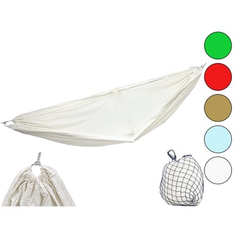 İpek Hamak Krt-1005 (gabardin Dokuma Renkli Pamuk Kumaş) Kamp Hamak (135x260cm) (200kg.taşıma) (6mt İp) (file Çantalı)