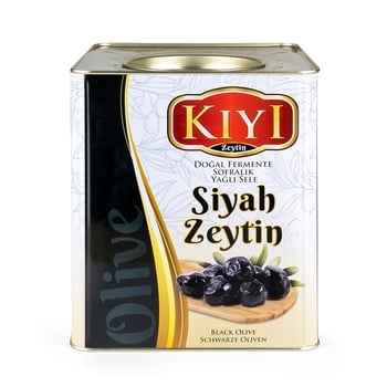 Kıyı Zeytin Siyah Zeytin 5 Yıldız Yağlı 10 Kg 321-350