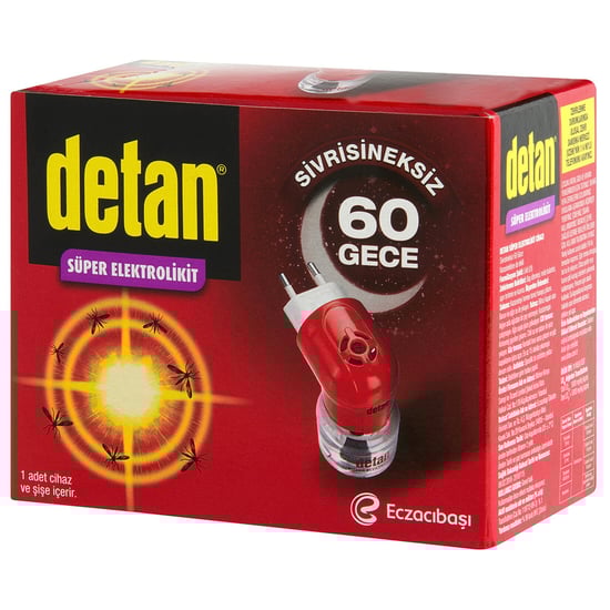 Detan 60 Gece Elektrolikit Sinek Kovucu  Böcek Kovucu Yedek