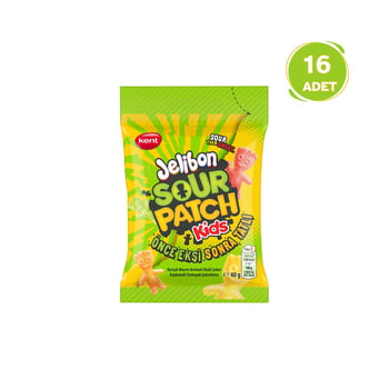 Jelibon Sour Patch Kids Karışık Meyve Aromalı Şekerleme 40 Gr - 16 Adet