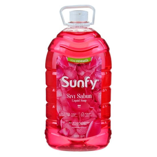 Sunfy Gül Sıvı Sabun 3000 Ml