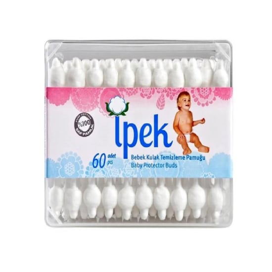 İpek Bebek Kulak Temizleme Pamuğu 60 Adet