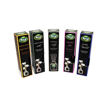 Hayat Alfa ( Kare ) ( 100ml ) ( Bambu Çubuklu ) Mix Ortam Oda Kokusu