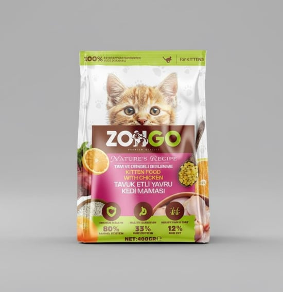 Zongo Yavru Kedi Maması Tavuklu 400gr