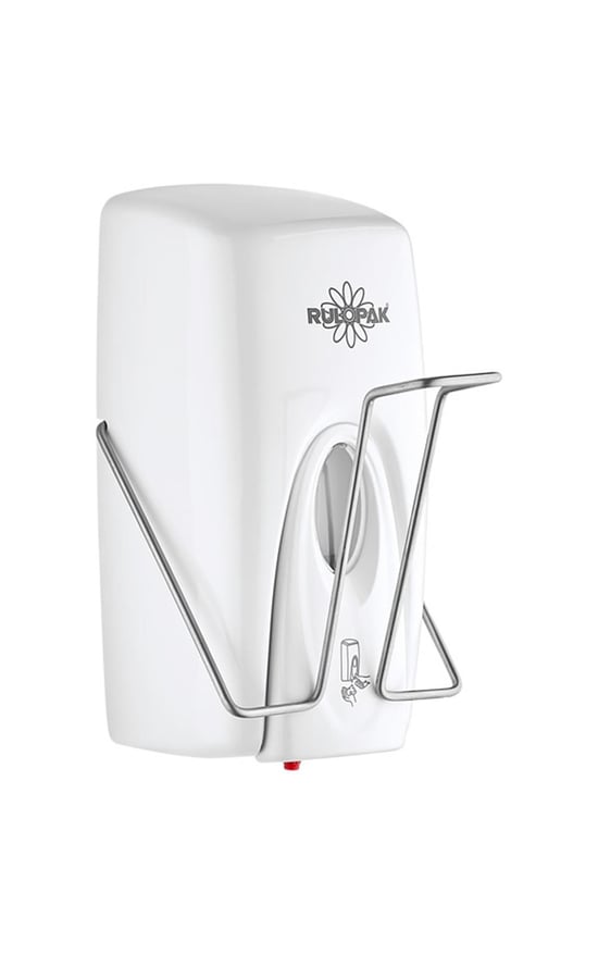 Rulopak Manuel Sprey Dezenfektan Dispenseri Dirsek Temaslı 1000 Ml Beyaz