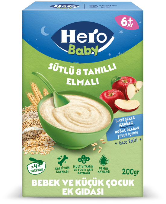 Ülker Hero Baby Bebek Maması 200 Gr Elmalı 8 Tahıllı