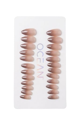 Ocean Profesyonel Takma Tırnak Seti Glazed Caramel Donut Ebay-202