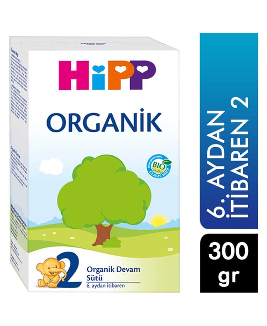 Hipp Organik Bebek Devam Sütü 300 G 6. Aydan İtibaren 2