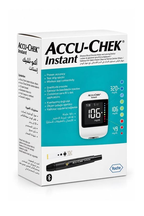 Accu-chek Instant Şeker Ölçüm Cihazı + Delme Kalemi