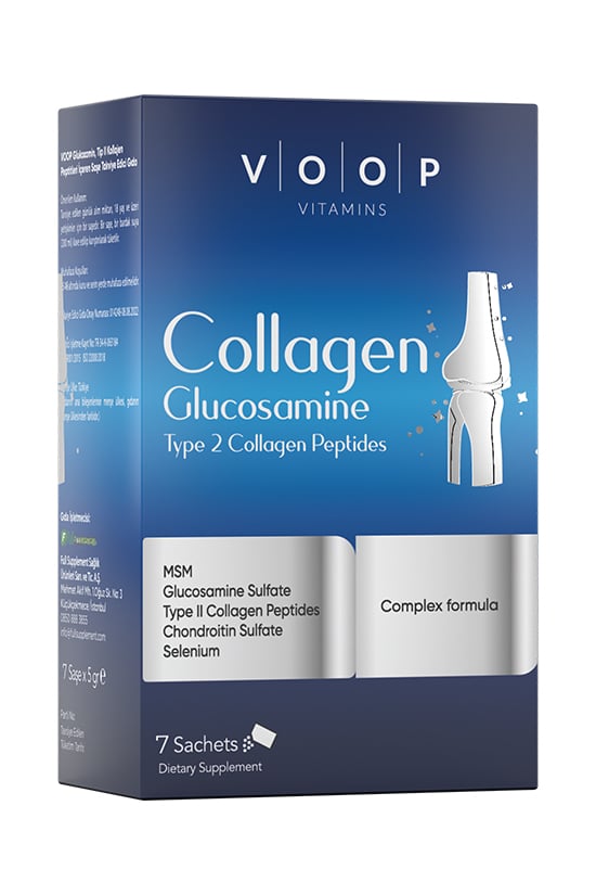 Kompleks Formülü Tip 2 Collagen Glukozamin - 7 Toz Saşe