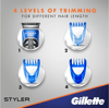 Gillette Fusion Proglide Styler 4'ü 1 Arada Erkek Tıraş Makinesi (Tıraş Bıçağı, Kenar Düzeltici, Sakal Sekillendirici ve Vücut)