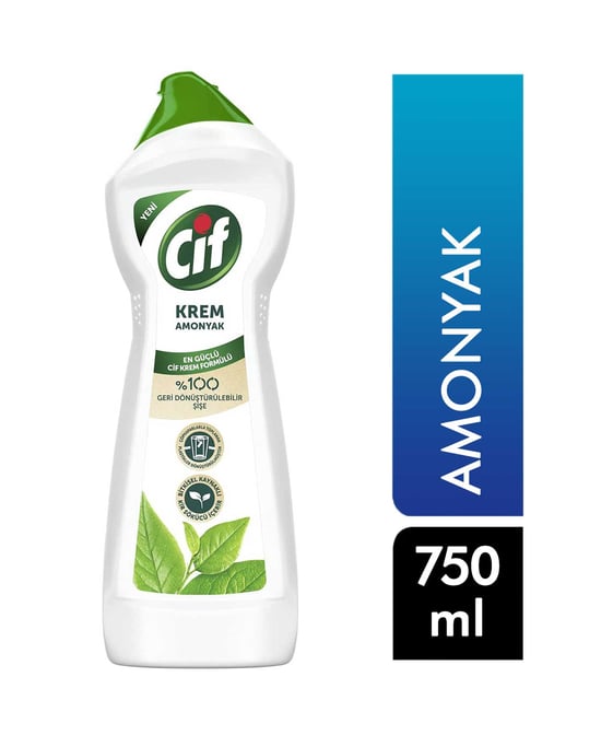 Cif Krem Temizleyici 750 Ml Güç & Işıltı Amonyaklı